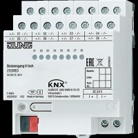 Jung 2128REG KNX Binäreingang, 8fach, REG, Spannung:...