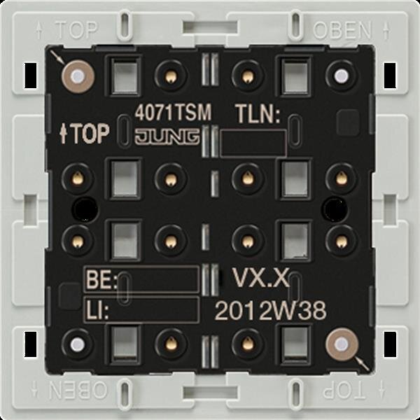 Jung 4071TSM KNX Tastsensor-Modul Standard, 1fach, integrierter Busankoppler