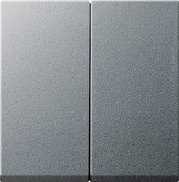 Gira 026626 Serienwippe m.Set IP44 System 55 Farbe alu