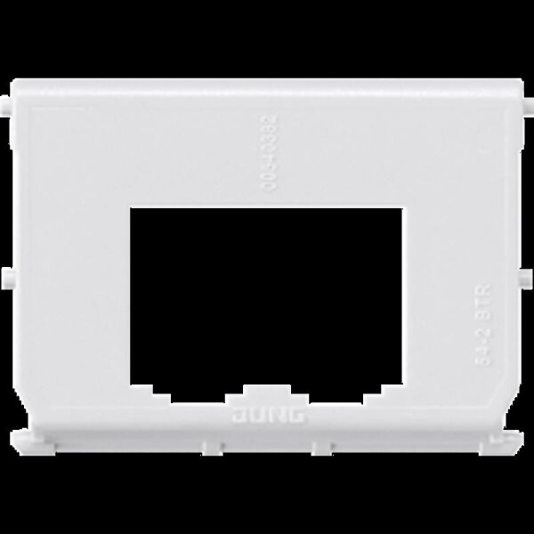Jung 54-2BTR Montage-Einsatz, für 2 8 (8) Einzelmodule E-DATmodul