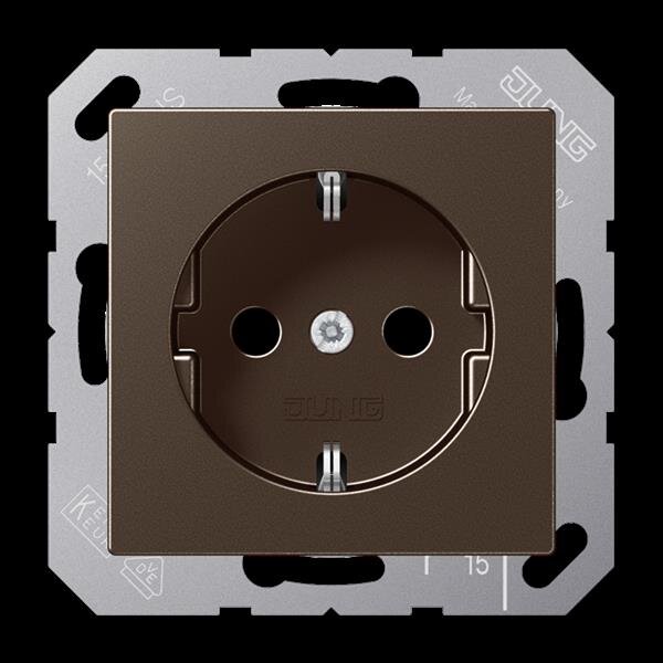 Jung A1520NKIMO SCHUKO-Steckdose, 16 A 250 V ~, Berührungsschutz, ohne Krallen