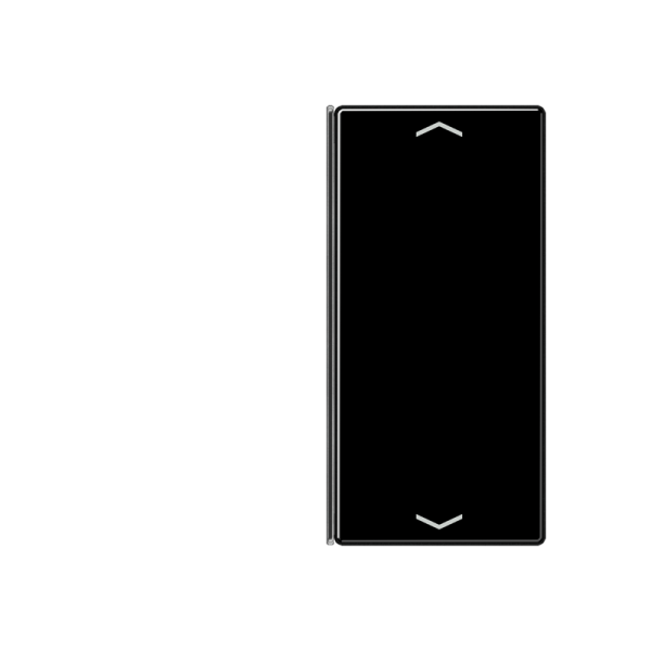 Jung A402TSAPSW Taste, 2fach, Symbole Auf/Ab