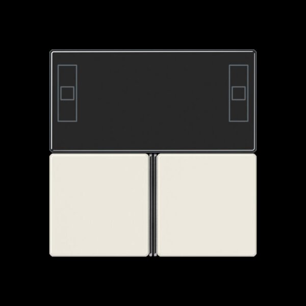 Jung A4093TSA Tastensatz, komplett, für Kompakt-Raumcontroller-Modul Art.-Nr.: 4093 KRM TS D