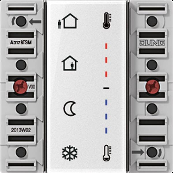 Jung A5178TSM KNX Stetigregler-Modul, 2fach, integrierter Busankoppler