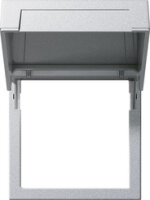 Gira 265826 Montagerahmen Klappdeckel System 55 Farbe Alu