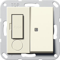 Gira 278701 Fused outlet 13A Kontroll,abschaltb System 55 Cremeweiß