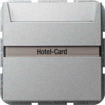 Gira 014026 Hotel-Card-Taster BSF System 55 Farbe alu