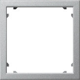 Gira 028326 Adapterrahmen 45x45 quadr. System 55 Farbe alu