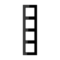 Jung AC584SW Rahmen, 4fach, für waagerechte und...
