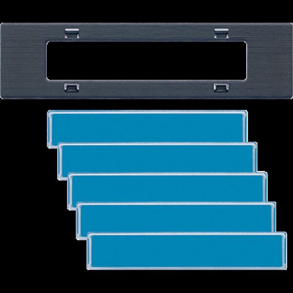 Jung AC80NAS Beschriftungsset (5 Klebeschilder, 1 Montageadapter)