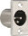 Gira 043700 XLR-Steckverbinder C-Serie Flansch-Stecker Flansch-Stecker 3-polig C-Serie