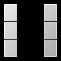 Jung AL2503TSA Tastensatz, 3fach, komplett