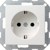 Gira 046603 SCHUKO o.Kr.System 55 Reinweiß