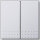 Gira 012566 Tastschalter Serien TX44 (WG UP) reinweiß