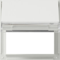 Gira 068066 Adapterrahmen Klappdeckel BSF TX44 (WG UP) reinweiß