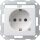 Gira 045203 SCHUKO Kontroll +BSF System 55 Reinweiß