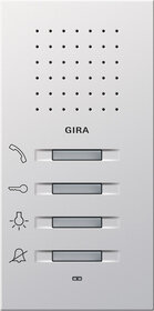 Gira 1250112 Wohnungsstation AP Flächenschalter reinweiß