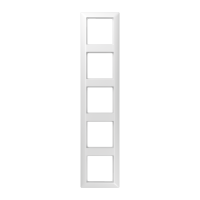 Jung AS585BFWW Rahmen, 5fach, bruchsicher, für...