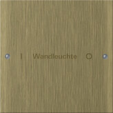 Gira 2131607 Wippenset 1-fach bronze System 55 beschriftbar