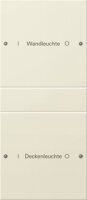 Gira 220201 Wippenset 2fach,beschriftbar System 55...