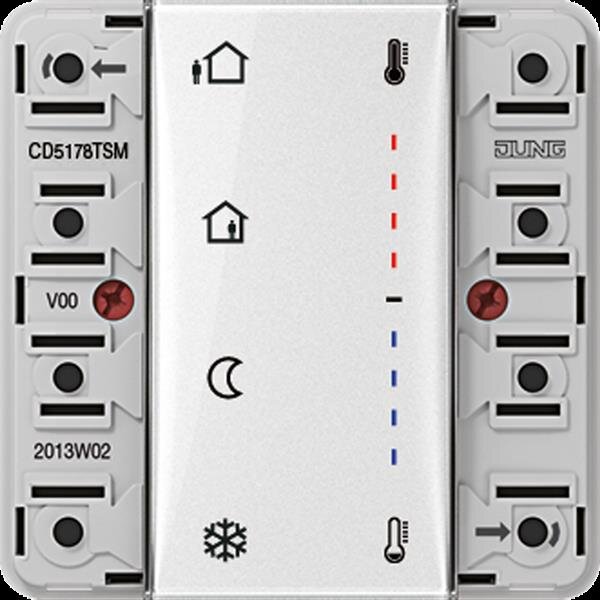 Jung CD5178TSM KNX Stetigregler-Modul, 2fach, integrierter Busankoppler