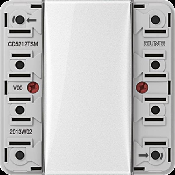 Jung CD5212TSM Tastsensor-Modul 24 V, 1fach, AC/DC 24 V, 1-kanalig (2 Schaltpunkte), Beschriftungsfeld