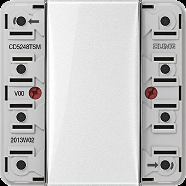 Jung CD5248TSM Tastsensor-Modul 24 V, 4fach, AC/DC 24 V, 4-kanalig (8 Schaltpunkte), Beschriftungsfeld