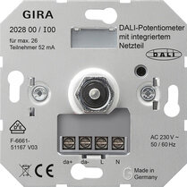 Gira 202800 DALI-Potentiometer Netzteil Einsatz