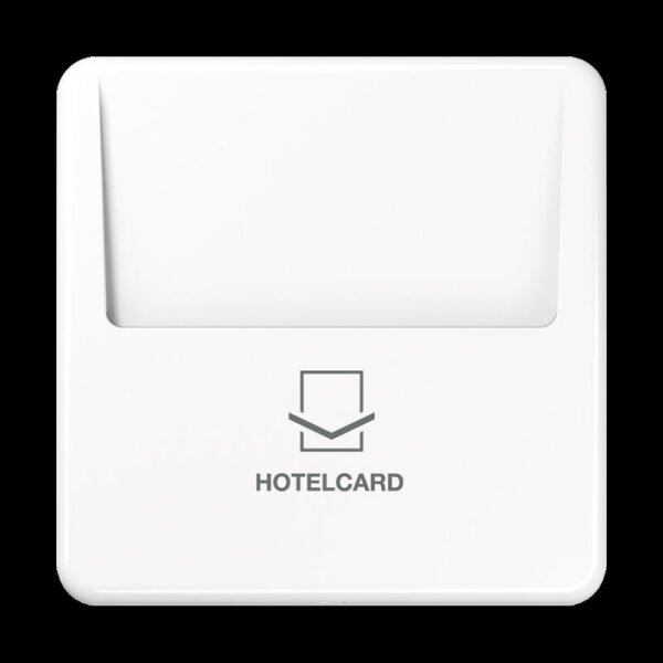 Jung CD590CARDWW Hotelcard-Schalter (ohne Schalter-Einsatz), für Einsätze 533 U und 534 U