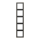 Jung ES2985 Rahmen, 5fach, für waagerechte und senkrechte Kombination
