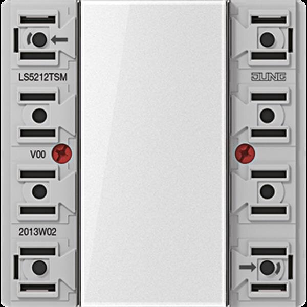 Jung LS5212TSM Tastsensor-Modul 24 V, 1fach, AC/DC 24 V, 1-kanalig (2 Schaltpunkte), Beschriftungsfeld