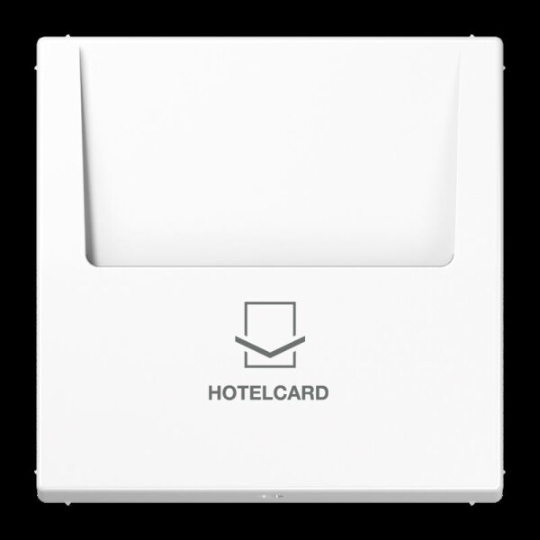 Jung LS590CARDWW Hotelcard-Schalter (ohne Schalter-Einsatz), für Einsätze 533 U und 534 U