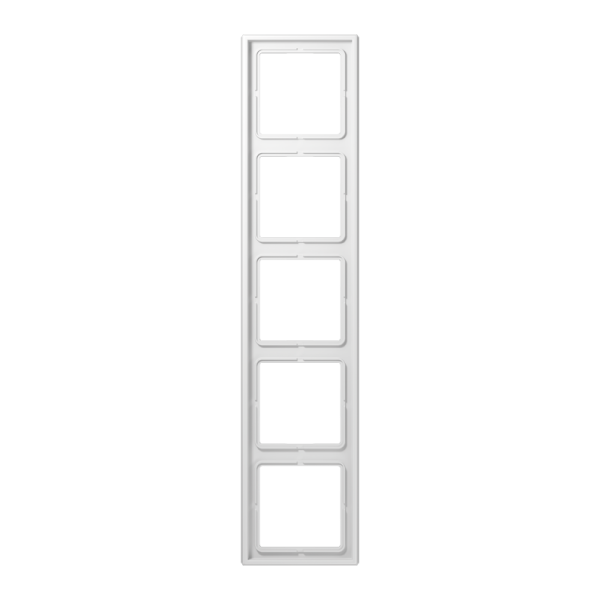Jung LS985WW Rahmen, 5fach, für waagerechte und senkrechte Kombination