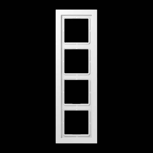 Jung LSD984WW Rahmen, 4fach, für waagerechte und senkrechte Kombination