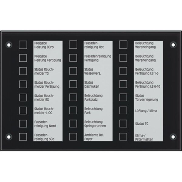 Jung MBT2424SW KNX Melde- und Bedientableau