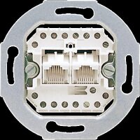 Jung UAE8-8UPO IAE/UAE-Anschlussdose, 2 x 8...