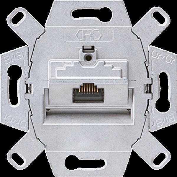 Jung UAE8UPOK6 Datendose, Category 6 / Class E, geschirmte LSA-Plus-Klemmen, 8-polig