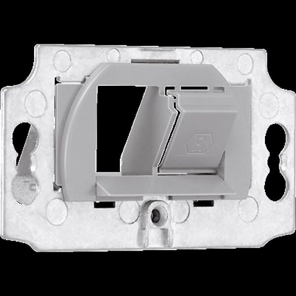 Jung UMA-MA2 Montageadapter, 2fach, Schraubbefestigung, für 2 Universalmodule Typ A