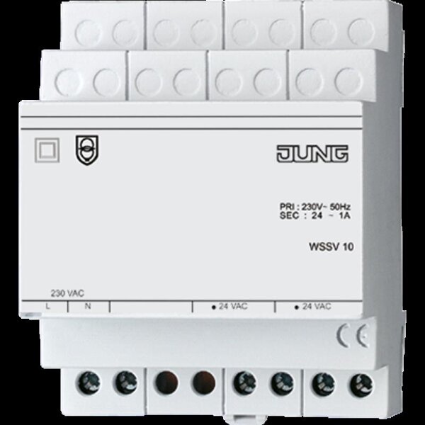Jung WSSV10 Spannungsversorgung, AC 24 V ~, für Wetterstation und Analogeingang