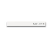 Busch-Jaeger Standardabschlussleiste unten mit Schriftzug...