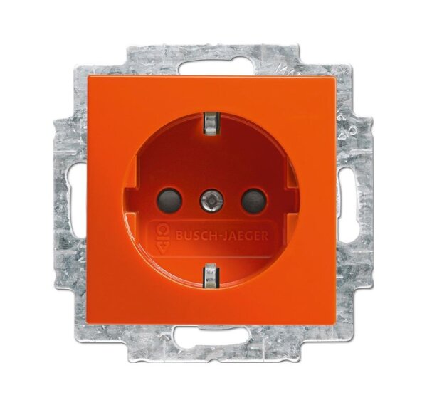 Busch-Jaeger SCHUKO Steckdosen-Einsatz orange RAL 2004 20 EUCB-14-914