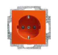 Busch-Jaeger SCHUKO Steckdosen-Einsatz orange RAL 2004 20...