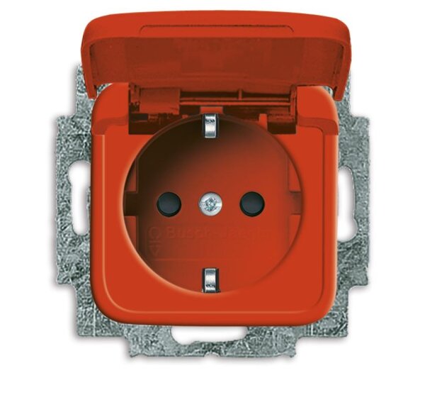 Busch-Jaeger SCHUKO Steckdosen-Einsatz orange RAL 2004 20 EUKB-14-212