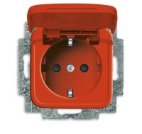 Busch-Jaeger SCHUKO Steckdosen-Einsatz orange RAL 2004 20...