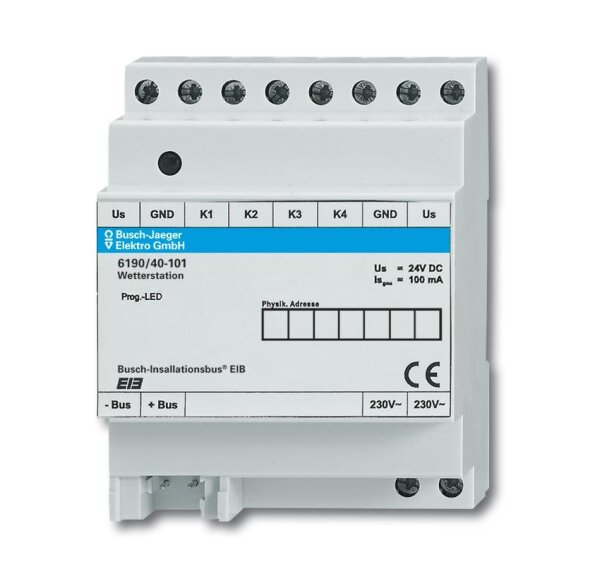 Busch-Jaeger Wetterstation Busch-Installationsbus KNX 6190/40-101