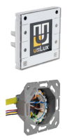 u::Lux 10210AB Switch LSA/IDC Universelles Anzeige- und Bediengerät (erfordert Sternverkabelung) schwarz