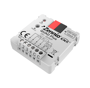 Zennio ZIO-QUADP KNX Analog Digital Eingang Modul