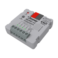 Zennio ZIO-QUADPV3 KNX Analog Digital Eingang Modul