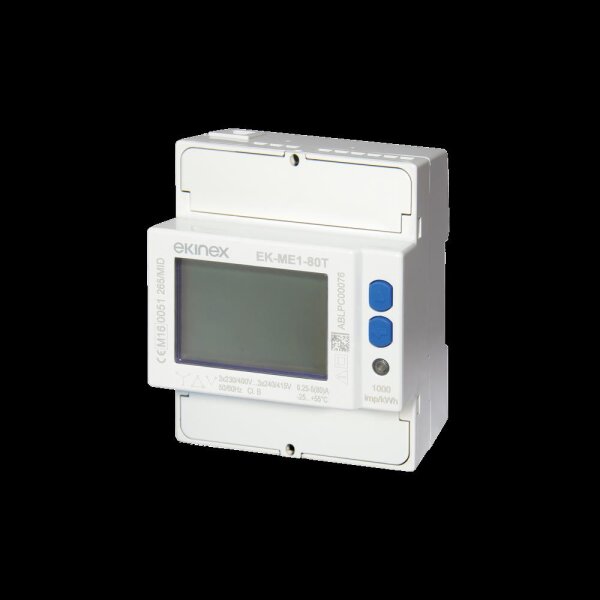 Ekinex EK-ME1-80T KNX 80A 3-Phasen Energiezähler