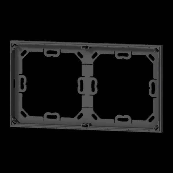 Ekinex EK-A71-1-NFW KNX 2-fach Adapter-Rahmen für Reihe 71, weiß, VE: 1 St.